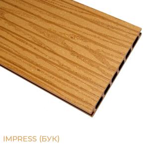 Терасна дошка Holzdorf Impress (Імпрес) Тип Д 162×24×2400 мм Терасна дошка Holzdorf Impress (Імпрес) Тип Д 162×24×2400 мм