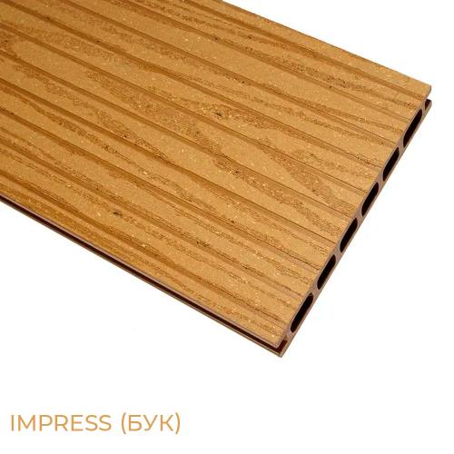 Терасна дошка Holzdorf Impress (Імпрес) Тип Д 162×24×2400 мм Терасна дошка Holzdorf Impress (Імпрес) Тип Д 162×24×2400 мм