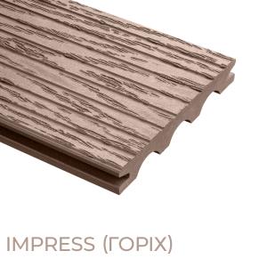 Терасна дошка Holzdorf Масив Impress (Імпрес) 140×20×2400 мм Терасна дошка Holzdorf Масив Impress (Імпрес) 140×20×2400 мм