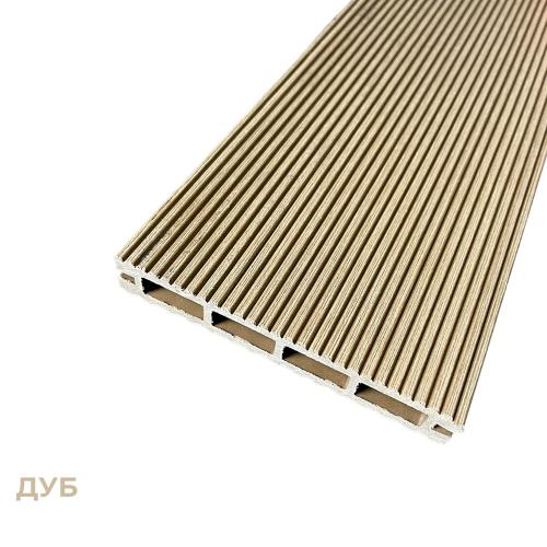 Терасна дошка Polymer&Wood Lite пустотіла 138×19×2200 мм