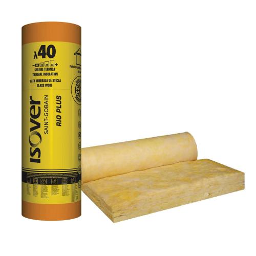 Утеплитель универсальный ISOVER RIO Plus 1200х7000х50 мм (2 листа 16.80м2)