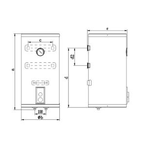 Водонагреватель OCEAN RZL100M-5 ETDT CLASSIC (сухий тен) 100л