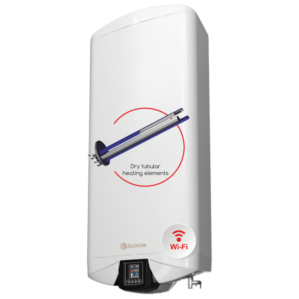 Водонагреватель Eldom GALANT 100  2100+1200 W  DU100W-W ELDOM