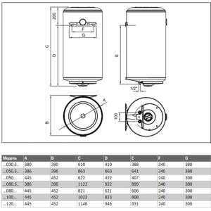 Бойлер BOSCH TR2000T 30 SB