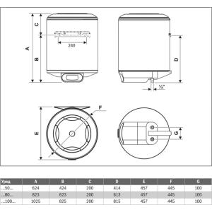 Бойлер BOSCH TR4000T 50 EBP