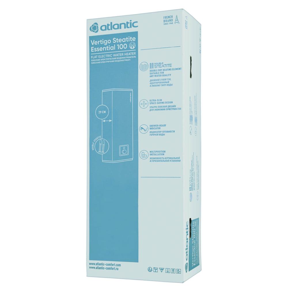 Водонагреватель бытовой электрический Atlantic Vertigo Steatite Essential 100 MP-080 2F 220E-S (1500W) 851321