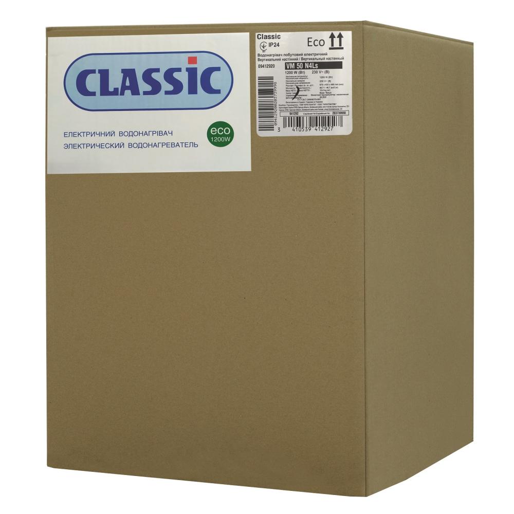 Водонагреватель бытовой электрический Classic Eco VM 50 N4Ls (1200W) 941292