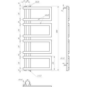 Genesis Aqua Сушка для полотенца Enzo Genesis Aqua Сушка для полотенца Enzo