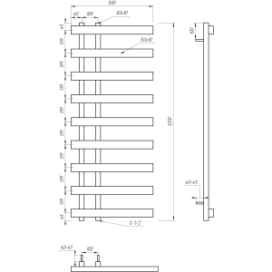 Genesis Aqua Полотенцесушитель Split