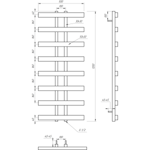 Genesis Aqua Полотенцесушитель Symmetry Genesis Aqua Полотенцесушитель Symmetry