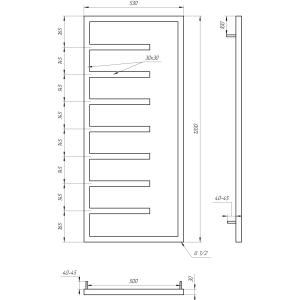 Genesis Aqua Сушка для полотенца Combo Genesis Aqua Сушка для полотенца Combo