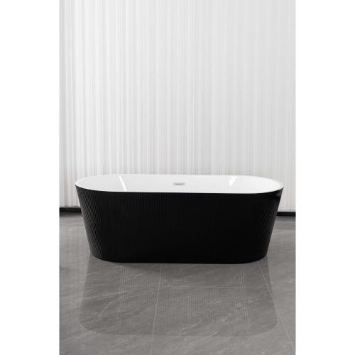 Отдельно стоящая ванна AquaStream ALDO MARE AZURE Nero 170