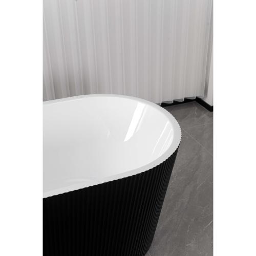 Отдельно стоящая ванна AquaStream ALDO MARE AZURE Nero 160 Отдельно стоящая ванна AquaStream ALDO MARE AZURE Nero 160