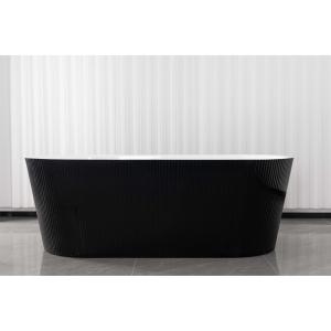 Отдельно стоящая ванна AquaStream ALDO MARE AZURE Nero 160 Отдельно стоящая ванна AquaStream ALDO MARE AZURE Nero 160