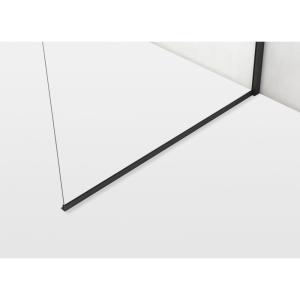 Душова стінка AquaStream Walk-In AS 90 Чорна