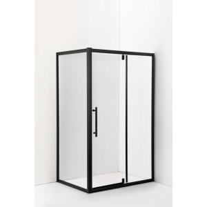 Душевая кабина AquaStream Ethos 100SR распашная All Blacks