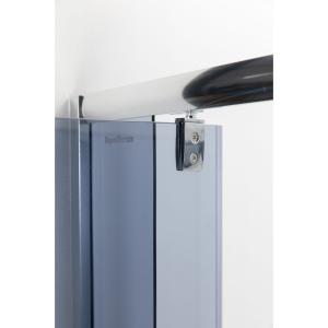 Душова кабіна AquaStream Ethos 110S розпашна сіра