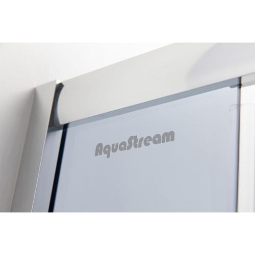 Душова кабіна AquaStream Ethos 90S розпашна сіра