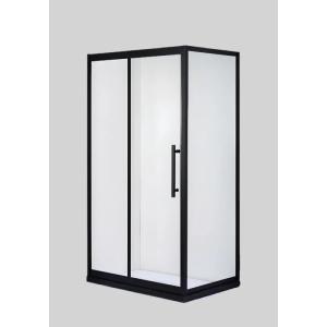 Душевая кабина AquaStream Premium S-Line 120S ALL BLACKS левосторонняя