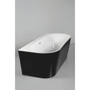 Пристінна ванна AquaStream ALDO MARE RICCA 170 Nero