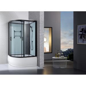 Гідромассажний бокс AquaStream Classic 128 HW ALL BLACKS Правосторонній