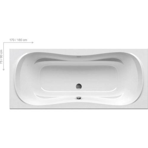 Акриловая ванна Ravak Campanula II 170x75 - комплект Акриловая ванна Ravak Campanula II 170x75 - комплект