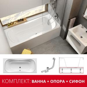 Акриловая ванна Ravak Campanula II 180x80 - комплект Акриловая ванна Ravak Campanula II 180x80 - комплект