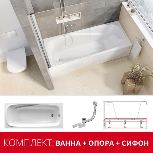 Акриловая ванна Ravak Vanda II 170x70 - комплект