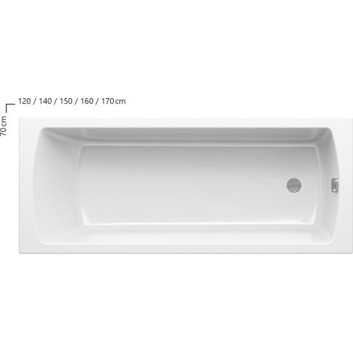 Акриловая ванна Ravak Classic II 150x70 N