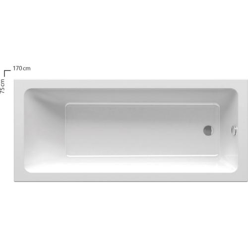 Акриловая ванна Ravak 10° 170x75 Slim