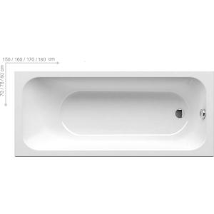Акриловая ванна Ravak Chrome Slim 180x80 Акриловая ванна Ravak Chrome Slim 180x80