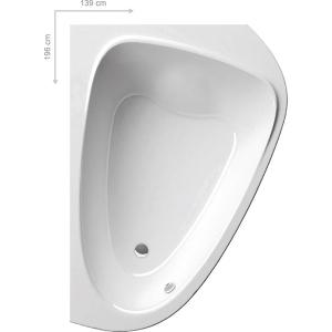 Акрилова Ванна Ravak Love Story II R 196х139