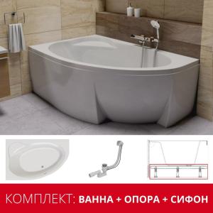 Акрилова Ванна Ravak Asymmetric II 170 L - комплект