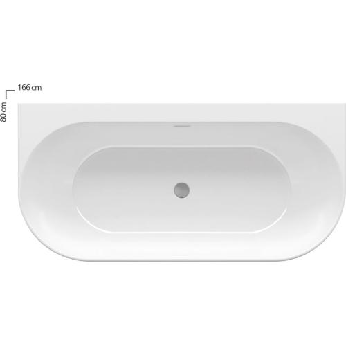 Акрилова Ванна Ravak Freedom W 1660x800 окремостояча