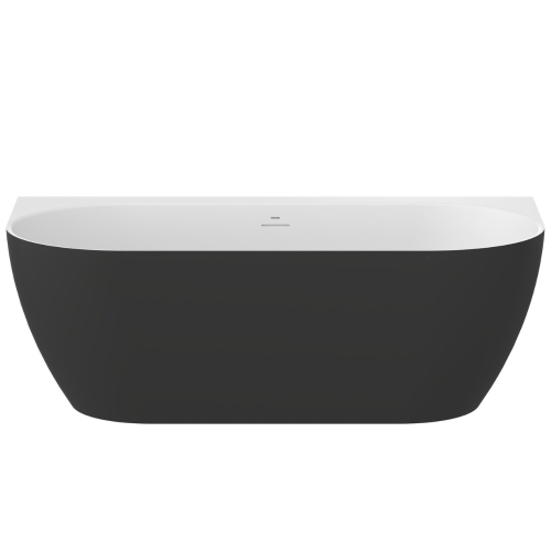 Ванная акриловая Ravak FREEDOM W TEC 1700x870 белая/черная
