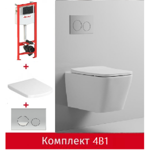 Ravak Комплект 4в1 для підвісного унітазу Ravak Solar RimOff