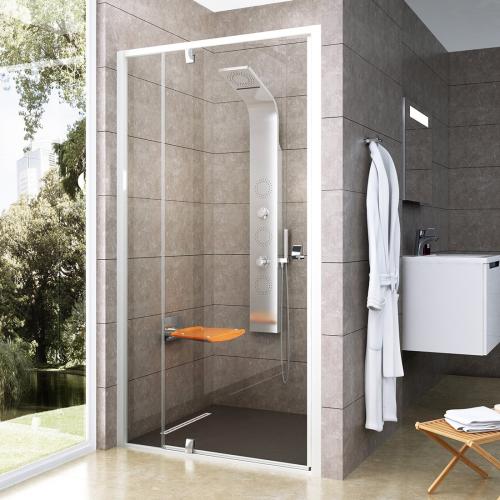Ravak Душові двері Ravak Pivot 120 PDOP2-120 білий+transparent