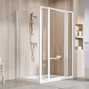 Ravak Душевые двери белые + transparent Ravak Supernova 90 см SDOP-90 195