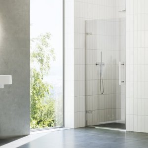 Ravak Душові двері Ravak COSD1-80 пол. алюміній TRANSPARENT