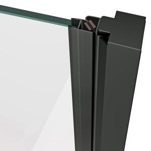 Ravak Душові двері Ravak COSD1-80 чорний TRANSPARENT