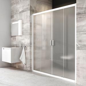 Ravak Душові двері Ravak Blix 160 см BLDP4-160 білі + grape