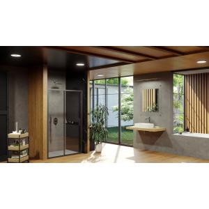 Ravak Душевые двери Ravak Blix Slim BLSDP2-110 Черный transparent