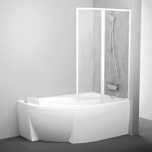 Шторка для ванни Ravak VSK2 Rosa II 170 R білий+rain