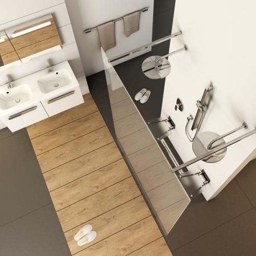 Ravak Душевый уголок Ravak Walk-In Free 130 полированный алюминий+transparent