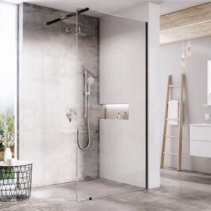 Ravak Душевая стенка Ravak Walk-In Wall 120 черный+transparent Ravak Душевая стенка Ravak Walk-In Wall 120 черный+transparent