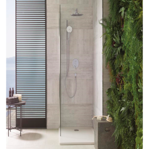 Ravak Недвижимая стенка DOMOSPA Walk In - 100 Полир. алюм. Transparent