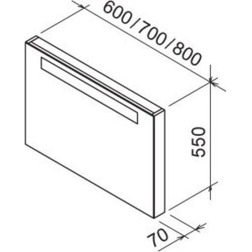 Ravak Зеркало Ravak Classic 600 лате Ravak Зеркало Ravak Classic 600 лате