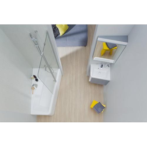 Ravak Зеркало Ravak 10° 550 L белый глянец Ravak Зеркало Ravak 10° 550 L белый глянец