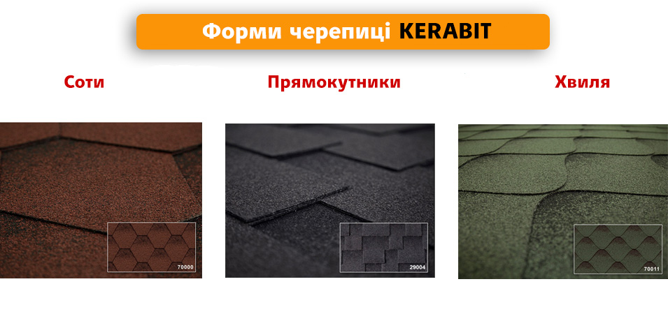 бітумна покрівля Kerabit