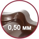 металочерепиця завтовшки 0.50mm